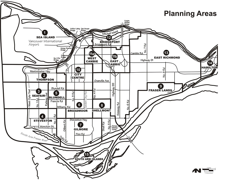 Planning Areas Since 1999 Reference Map